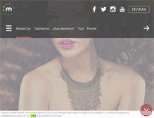 Tablet Screenshot of masterclub.es